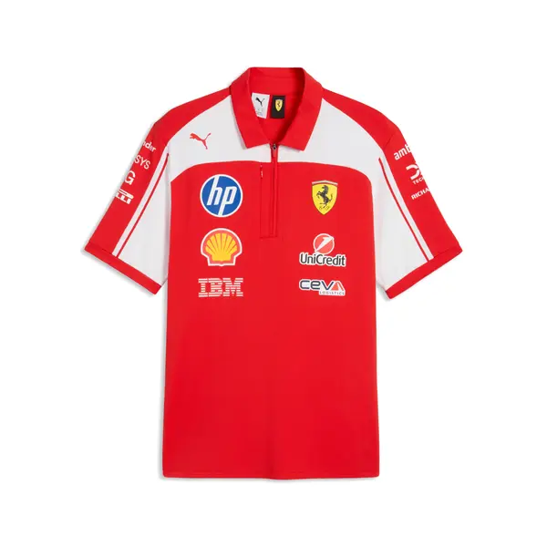 PUMA PUMA Scuderia Ferrari HP Replica Authentic Polo Unisex, Motorsport, Red, S