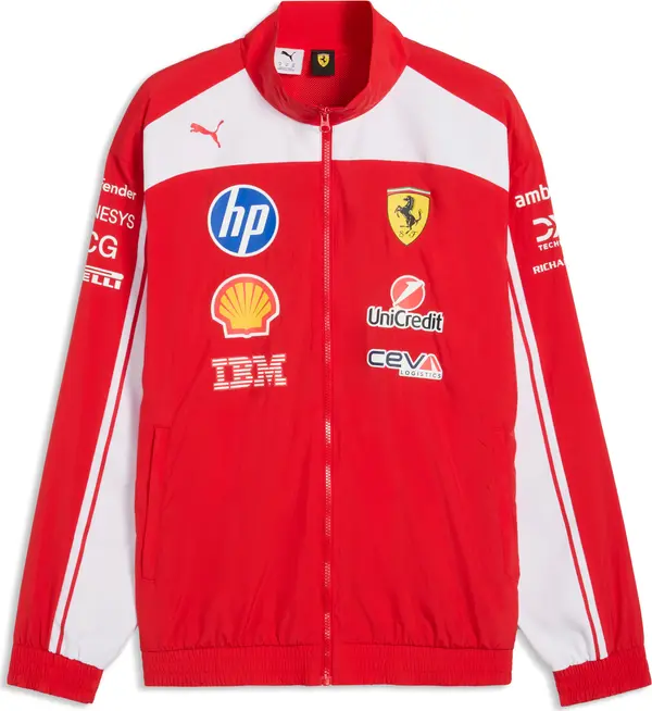 PUMA PUMA Scuderia Ferrari HP Replica Drivers Authentic Track Jacket Men, Motorsport, Red, S