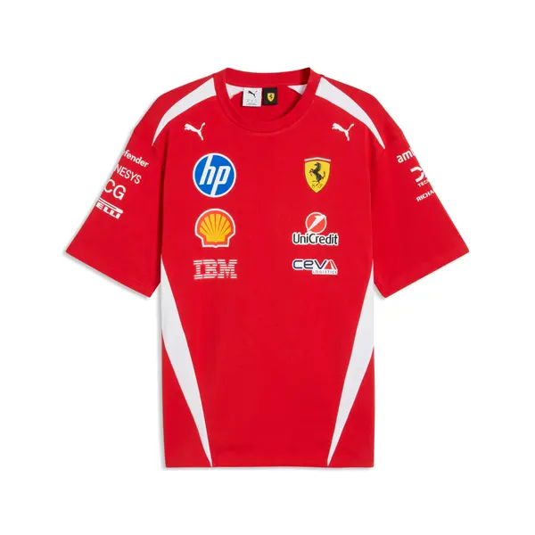 PUMA PUMA Scuderia Ferrari HP Replica Drivers Tee Unisex, Motorsport, Red, S