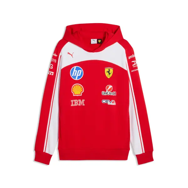 PUMA PUMA Scuderia Ferrari HP Replica Hoodie Unisex, Motorsport, Red, S