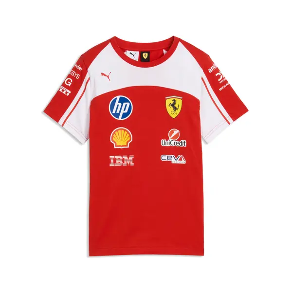 PUMA PUMA Scuderia Ferrari HP Replica Tee Youth, Motorsport, Red, 4-5Y