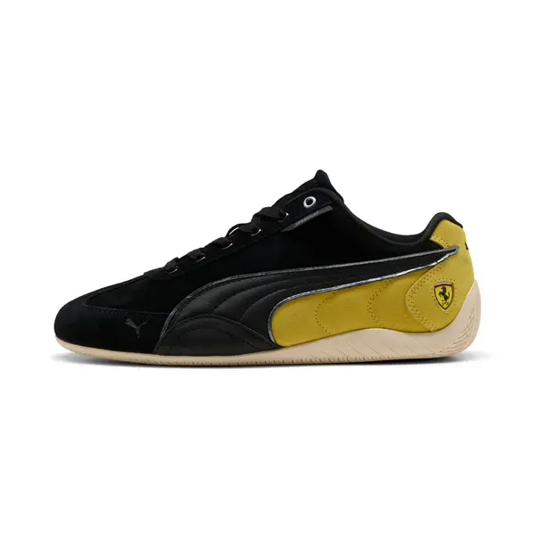 PUMA PUMA Scuderia Ferrari Speedcat Sneakers Unisex, Shoes, Black/Speed Yellow/Warm White, 44