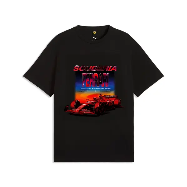 PUMA PUMA Scuderia Ferrari Tribes Relaxed Tee Men, Motorsport, Black, S