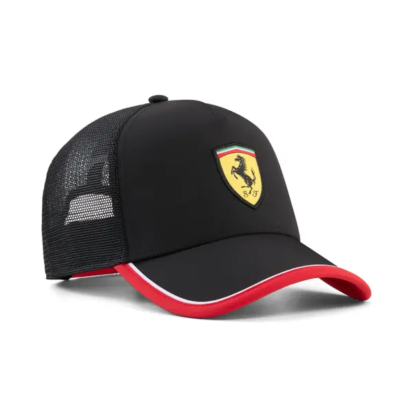 PUMA PUMA Scuderia Ferrari Trucker Cap, Sports, Black, OSFA