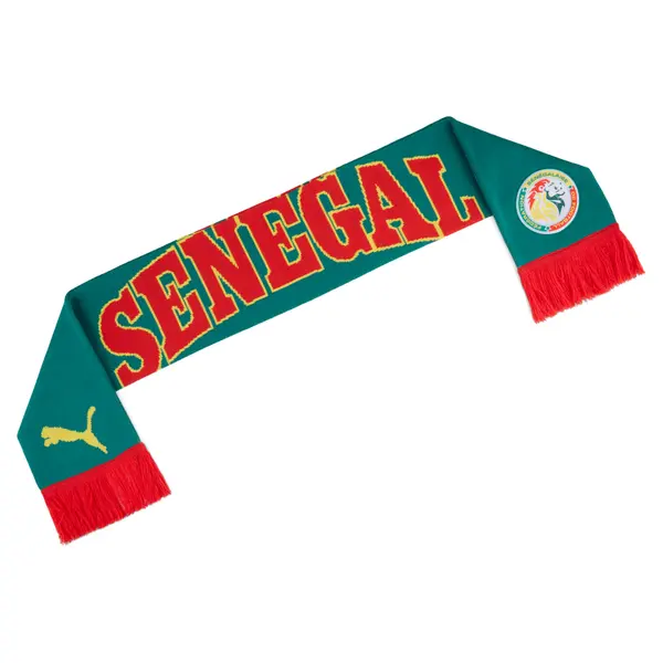 PUMA PUMA Senegal ftblCulture Scarf, Performance, Red/Wild Green, OSFA