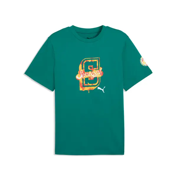 PUMA PUMA Senegal ftblCulture Tee Men, Performance, Wild Green/Pelé Yellow, S