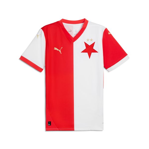 PUMA Puma SK Slavia Praha 24/25 Home Jersey, White, Size XL, Sport