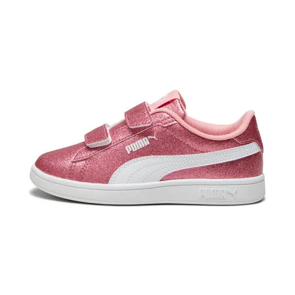 PUMA PUMA Smash 3.0 Glitz Glam Sneakers Kids, Shoes, Peach Smoothie/White, 27.5