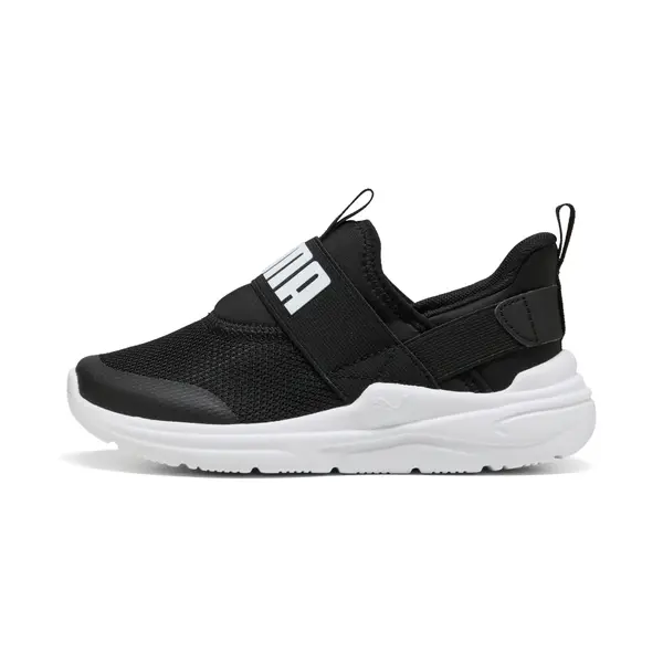PUMA PUMA Soft Wired 2 SLIPTECH™ Sneakers Kids, Shoes, Black/White, 27.5