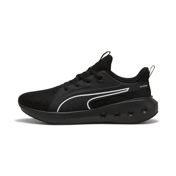 PUMA PUMA SOFTRIDE Carson Running Shoes, Shoes, Black/Black/White, 35.5
