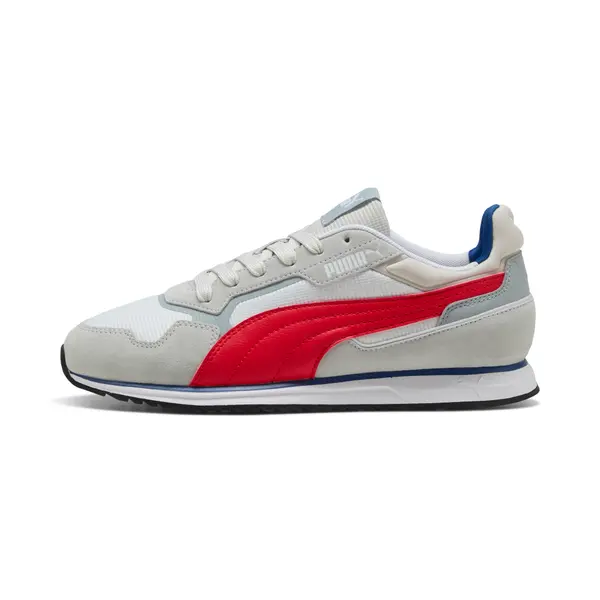 PUMA PUMA SOFTRIDE ST Miler Sneakers Unisex, Shoes, Cool Light Gray/Red/White, 44