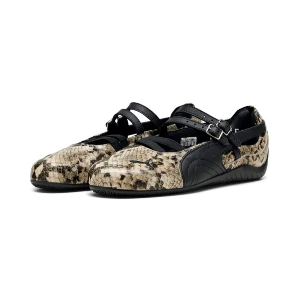 PUMA PUMA Speedcat Ballet Snake Print Sneakers Women, Collections, Black/Vapor Gray, 35.5