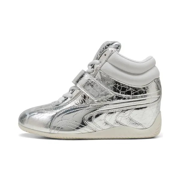 PUMA PUMA Speedcat Wedge Lustre Sneakers Women, Shoes, Silver/Vapor Gray, 35.5