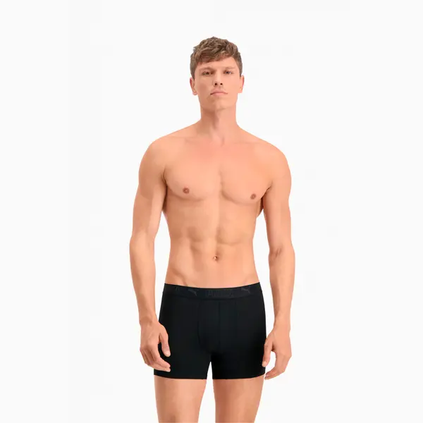 PUMA PUMA Sport Microfiber Boxers (2-Pack) Men, Clothing, Black, 4