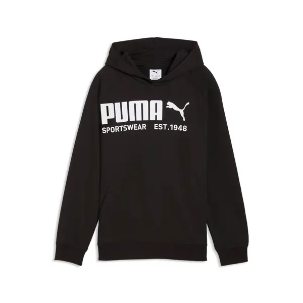 PUMA PUMA Sport Relaxed Hoodie Youth, Sweatshirts, Black, 15-16Y