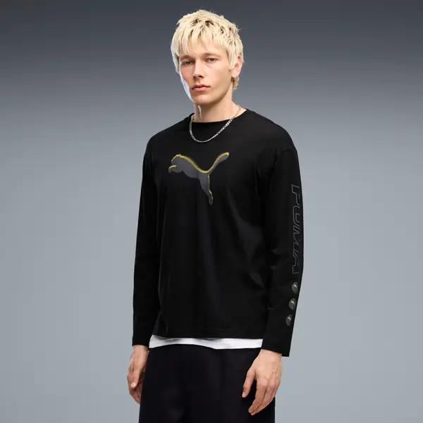 PUMA PUMA Sport Relaxed Street Long Sleeve Tee Men, Men, Black, S