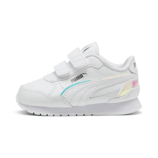 PUMA PUMA ST Runner v4 Holo Sneakers Toddlers, Shoes, White/Silver, 19