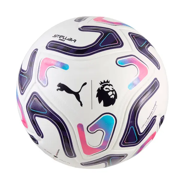 PUMA PUMA STELLAR Pro Premier League Reactivity Ball (FIFA® Quality Pro), Accessories, White/Multicolor, 5