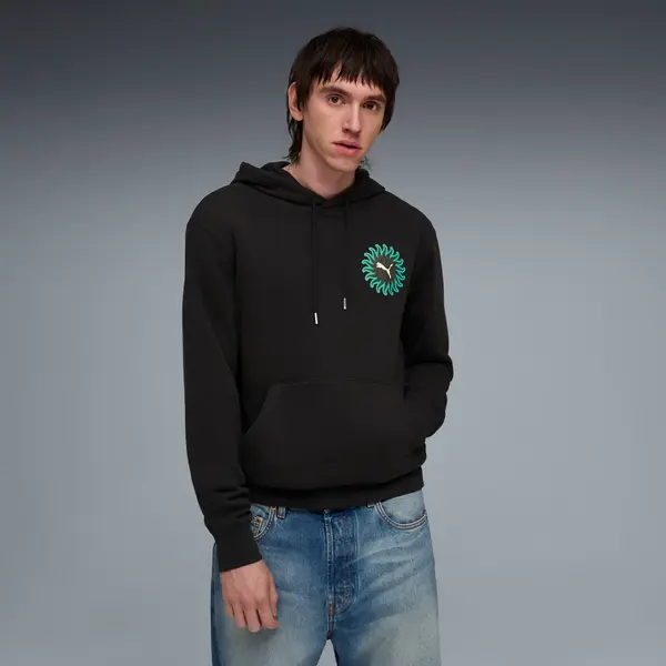 PUMA PUMA Sunset Drive Hoodie Men, Clothing, Black, S