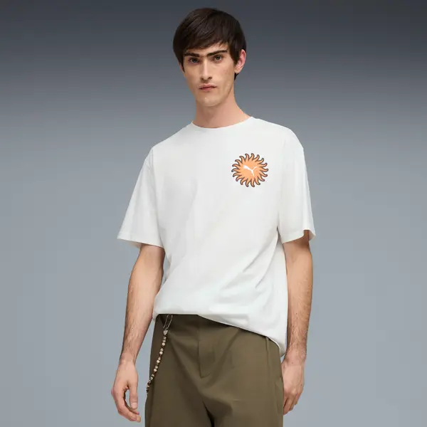 PUMA PUMA Sunset Drive Relaxed Tee Men, Clothing, White, S