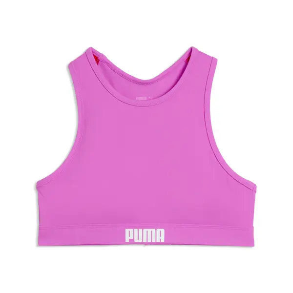 PUMA PUMA Swim Women's Racerback Top, Sport, Orchid Pink, L