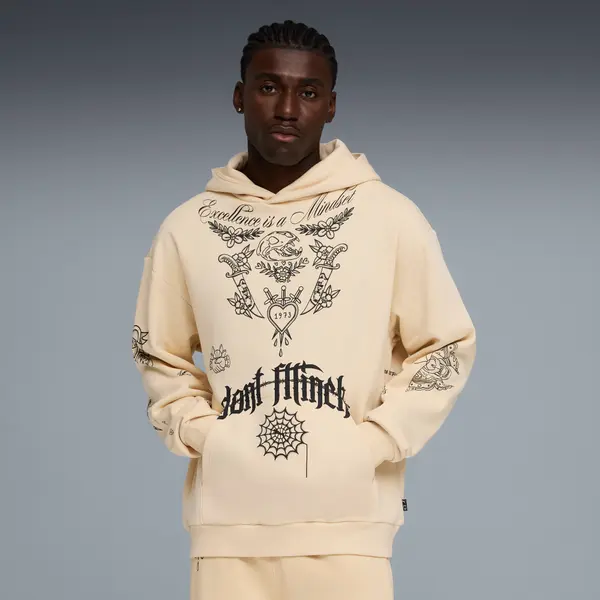PUMA PUMA Swish N' Ink Relaxed Basketball Hoodie Men, Clothing, Canvas, S