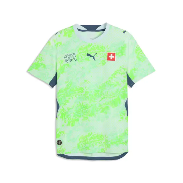 PUMA PUMA Switzerland 2026 Authentic Away Jersey Men, Football, Sea Glass/Dark Indigo, S