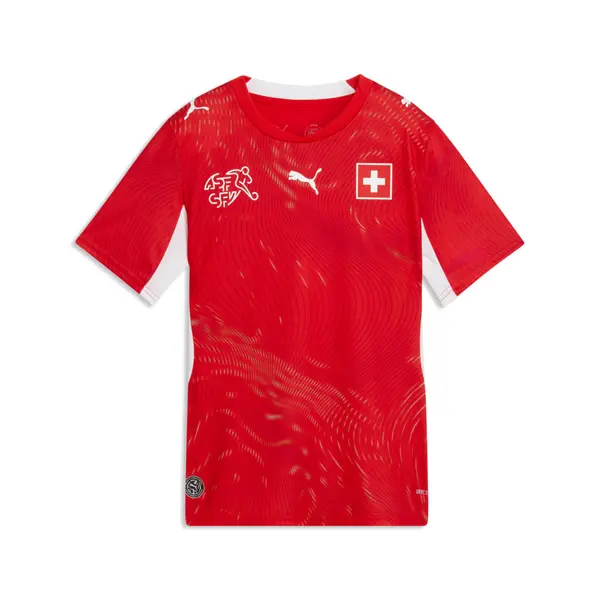 PUMA PUMA Switzerland 2026 Home Jersey Youth, Shop, Red/White, 15-16Y