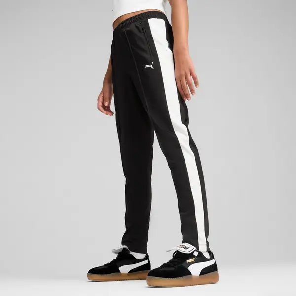 PUMA PUMA T7 ALWAYS ON Slim Track Pants Youth, Clothing, Black, 7-8Y