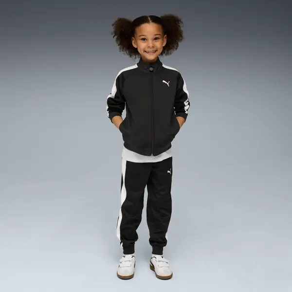 PUMA PUMA T7 Always On Track Suit Kids, Clothing, Black, 4-5Y