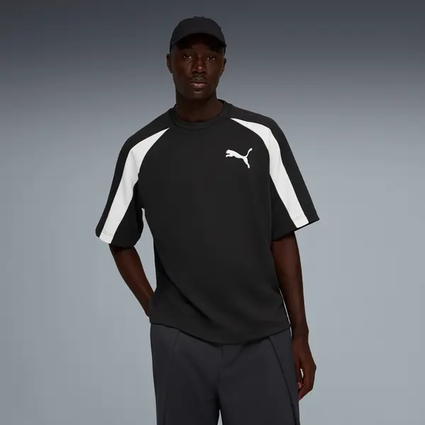 PUMA PUMA T7 Big Cat Tee Men, Clothing, Black, S