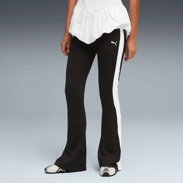 PUMA PUMA T7 Flared Tights Women, Clothing, Black, S