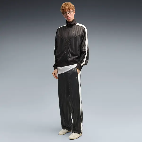 PUMA PUMA T7 Relaxed Track Pants Men, Clothing, Black, S