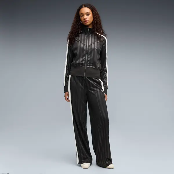 PUMA PUMA T7 Relaxed Track Pants Women, Clothing, Black, S