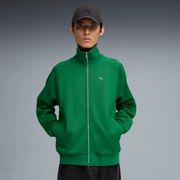 PUMA PUMA T7 Track Jacket Men, Clothing, Archive Green, S