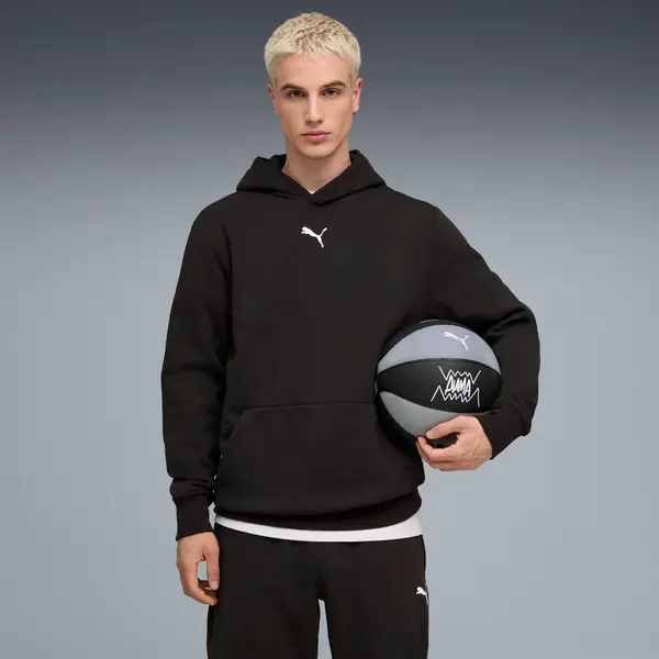 PUMA PUMA teamJAWS Post Game Basketball Hoodie Men, Men, Black, S