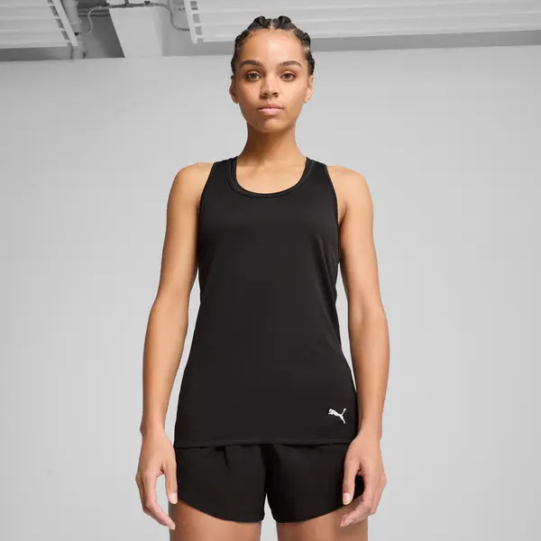 PUMA PUMA Train All Day Essentials Racerback Tank Women, Clothing, Black, XXS
