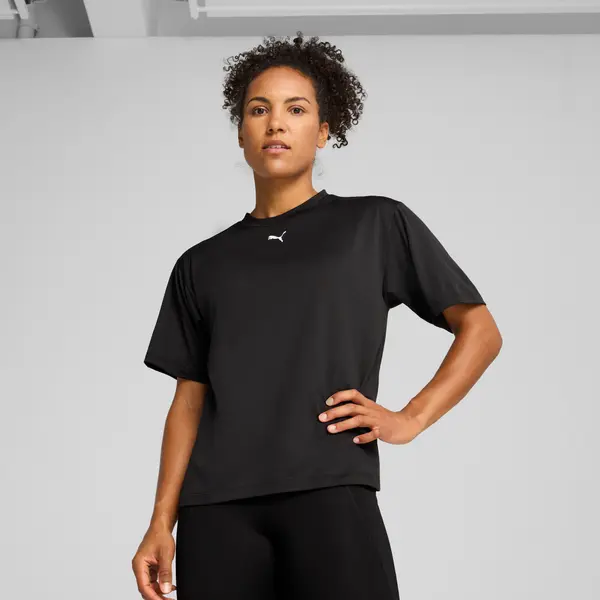 PUMA PUMA Train All Day Essentials Relaxed Tee Women, Clothing, Black, S