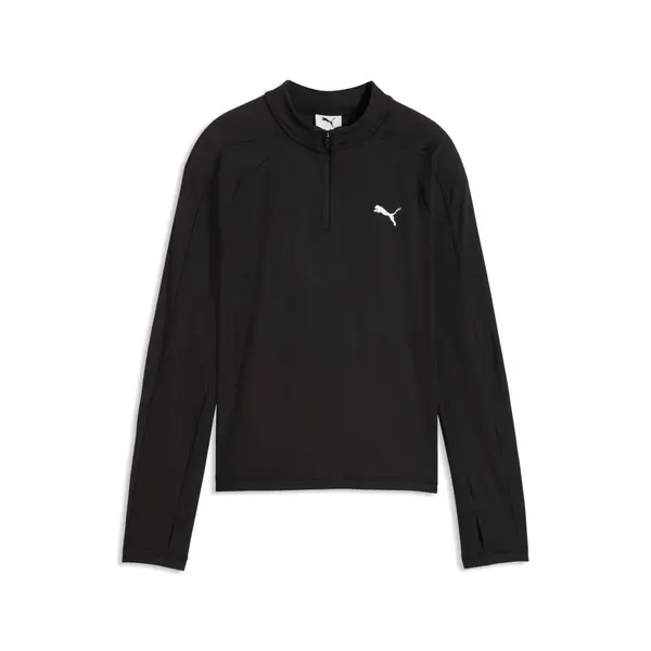 PUMA PUMA Train All Day Essentials Slim Quarter-Zip Long Sleeve Tee Youth, Shop, Black, 15-16Y