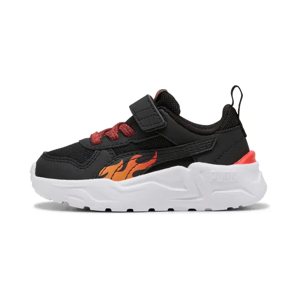 PUMA PUMA Trinity 2 Sparks Sneakers Toddlers, Shop, Black/Bright Papaya/Red Flash, 19