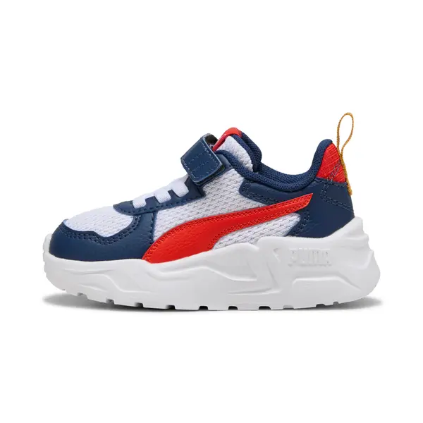 PUMA PUMA Trinity Lite Sneakers Toddlers, Shoes, White/Fierce Red/Persian Blue, 20