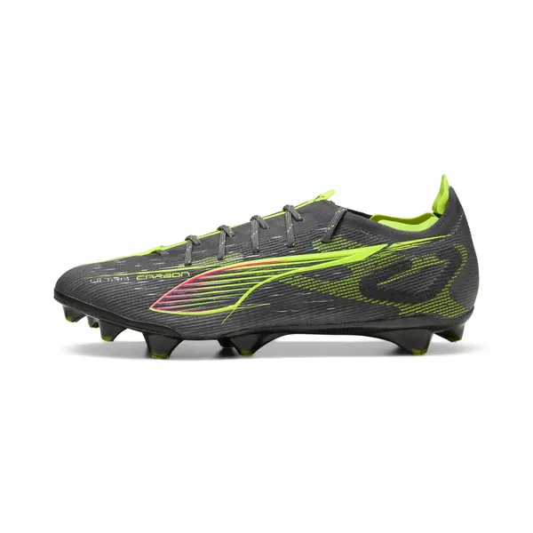 PUMA PUMA ULTRA 5 CARBON FG Football Boots Unisex, Shoes, Matte Aged Silver/Yellow Alert/Sun Struck, 44