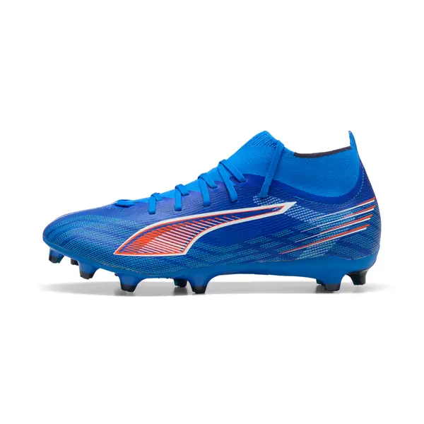 PUMA PUMA ULTRA 6 MATCH+ FG/AG Football Boots Unisex, Shoes, Ultra Blue/White/Black, 44
