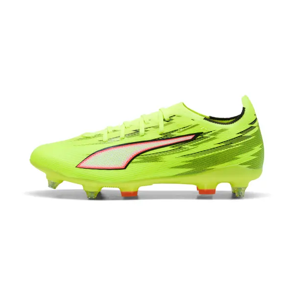 PUMA PUMA ULTRA 6 MATCH MxSG Football Boots Unisex, Shoes, Yellow Alert/Black/Glowing Red, 44