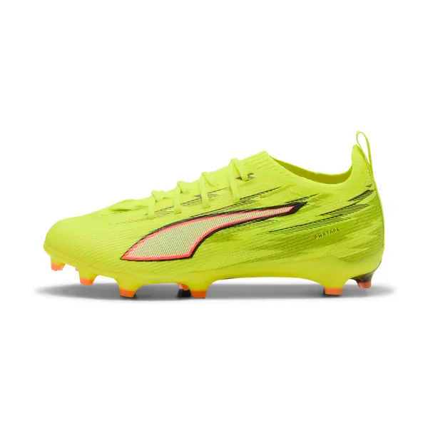 PUMA PUMA ULTRA 6 PRO FG/AG Football Boots Youth, Shoes, Yellow Alert/Black/Glowing Red, 29