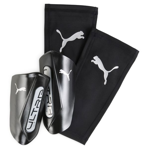 PUMA Puma ULTRA Twist Football Sleeve Shinguards, Black, Size S, Accessories