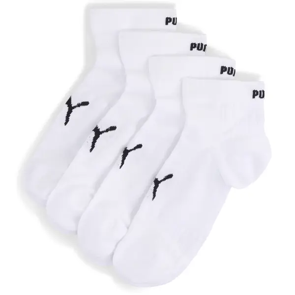 PUMA PUMA Unisex Quarter Socks (2-Pack), Women, White, 35-38