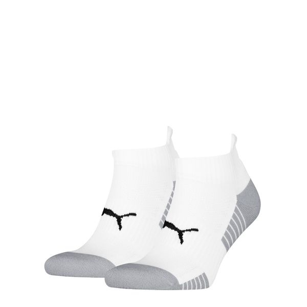 PUMA Puma Unisex Sneaker Socks 2 pack, White, Size 43-46, Clothing