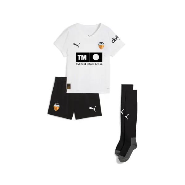 PUMA PUMA Valencia CF 25/26 Home Minikit Kids, Clothing, White, 5-6Y