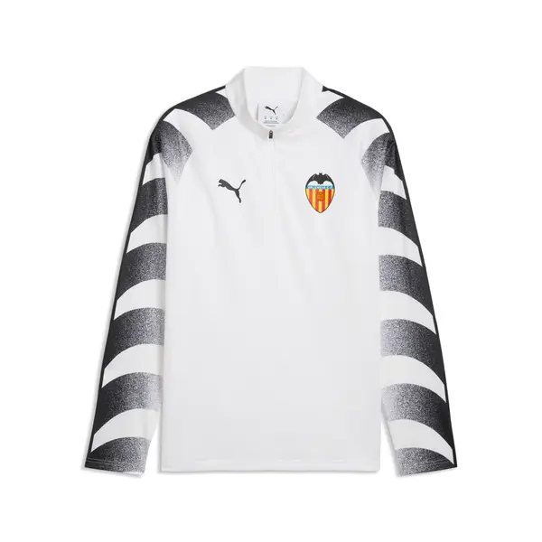 PUMA PUMA Valencia CF Quarter-Zip Warmup Top Men, Sports, White, S